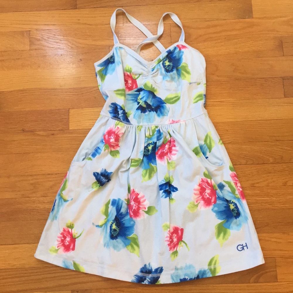 Flower print skater dress